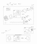 Part Location Diagram of 698210 Briggs and Stratton Gasket-cylinder Head